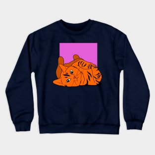 Lazy kitten Crewneck Sweatshirt